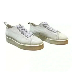 Comme Des Garçon - White Leather Sneaker - Made  in Japan